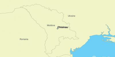 Kaart van chisinau in Moldavië